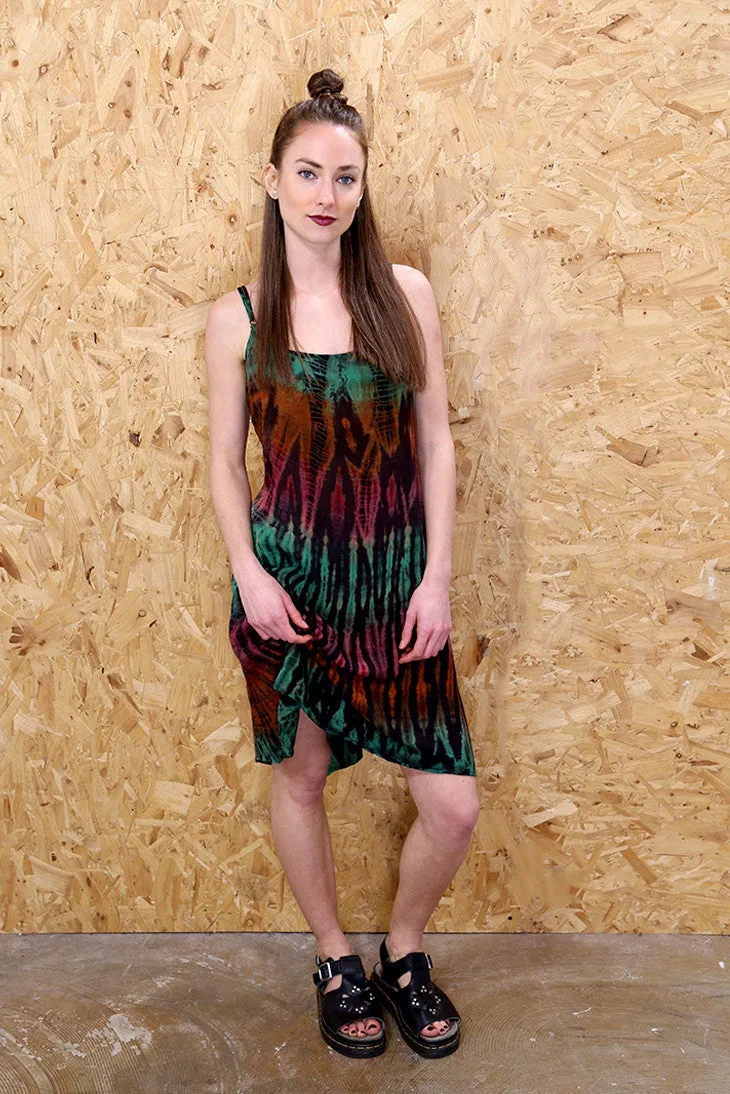 Grounded Tie Dye Midi Dress