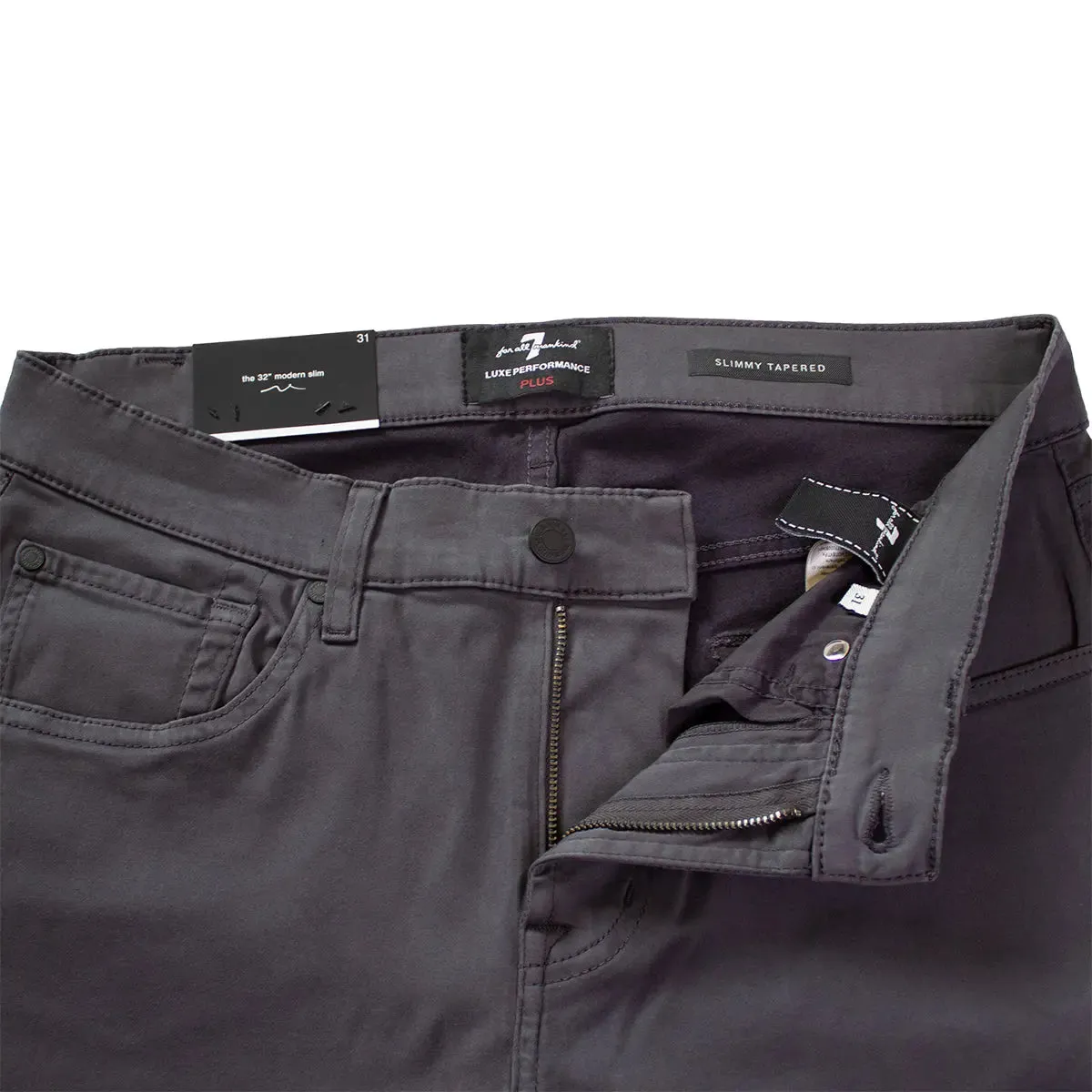 Gun Metal Slimmy Tapered Jeans