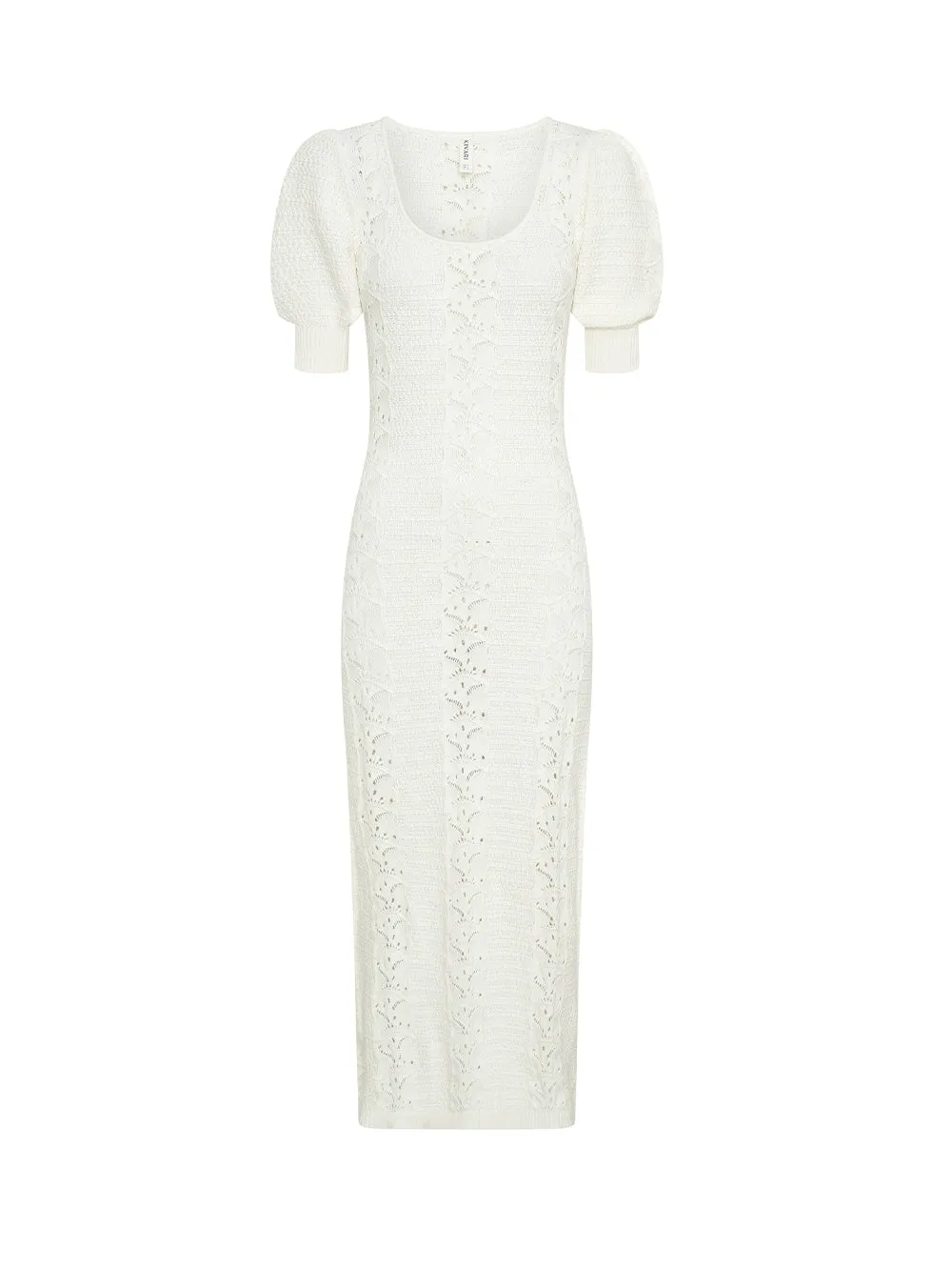 Helena Knit Midi Dress - Ivory