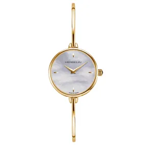 Herbelin Fil Wire And Golden PVD 26 mm Ladies Gold Watch 17206BP19