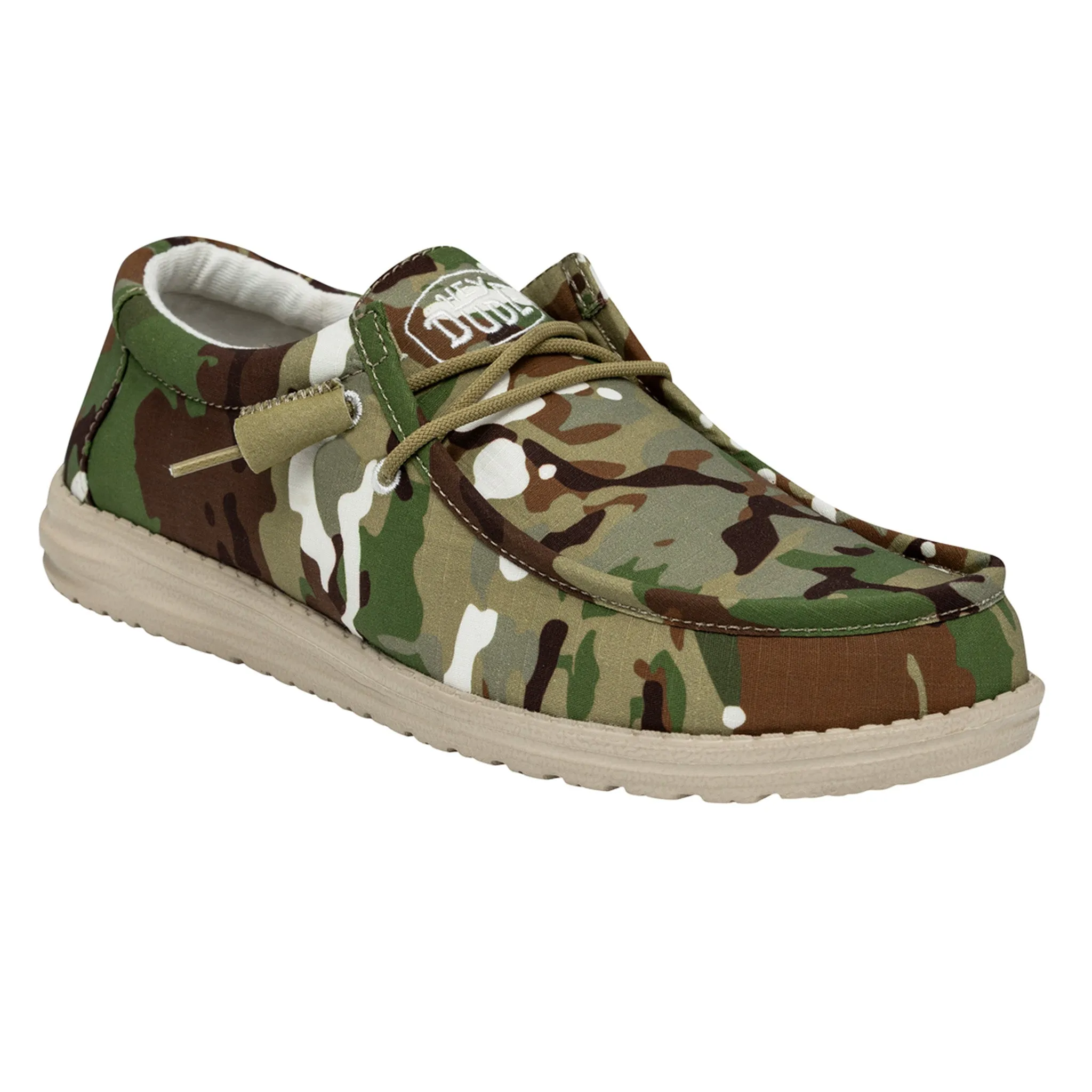 Hey Dude Men's Wally Ripstop Multi Camo