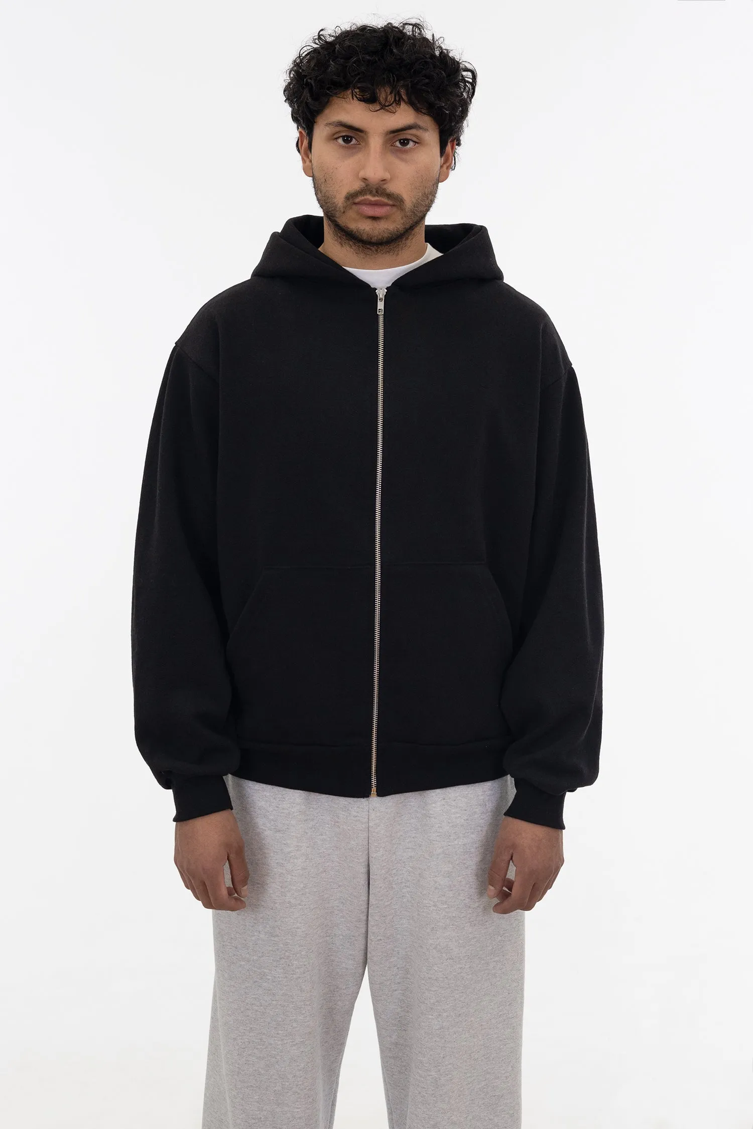 HF10 - Heavy Fleece Zip-Up Hoodie (Piece Dye)