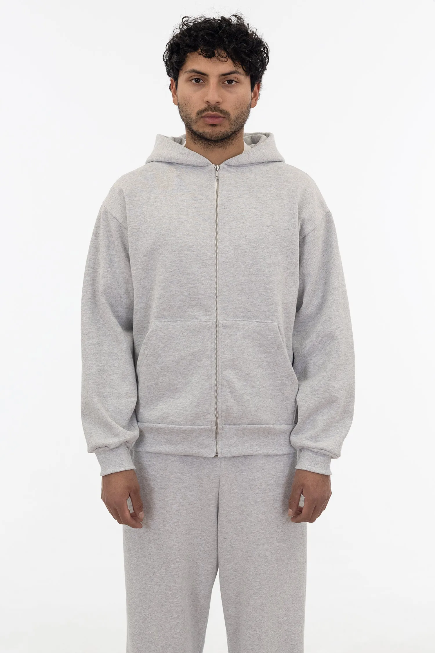 HF10 - Heavy Fleece Zip-Up Hoodie (Piece Dye)