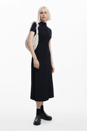 High Neck Dress - Black