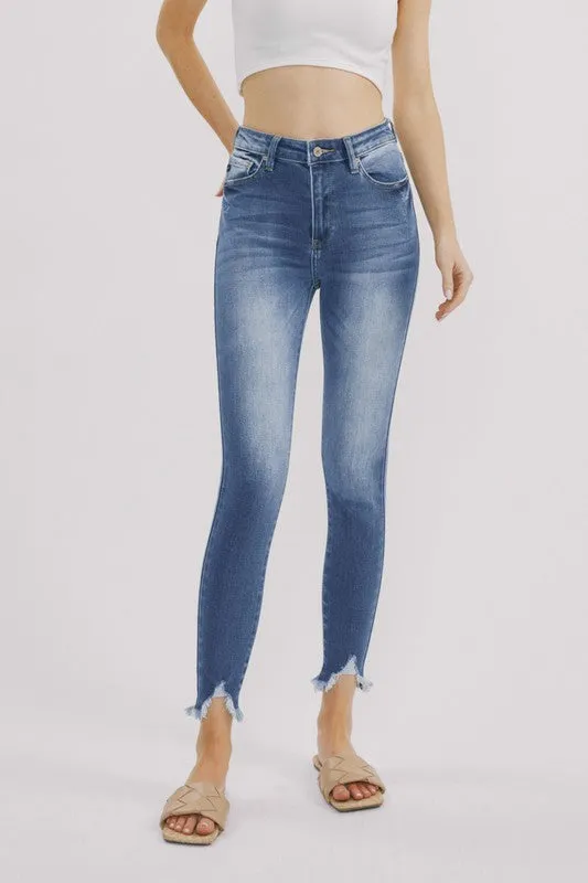 High Rise Ankle skinny - Med