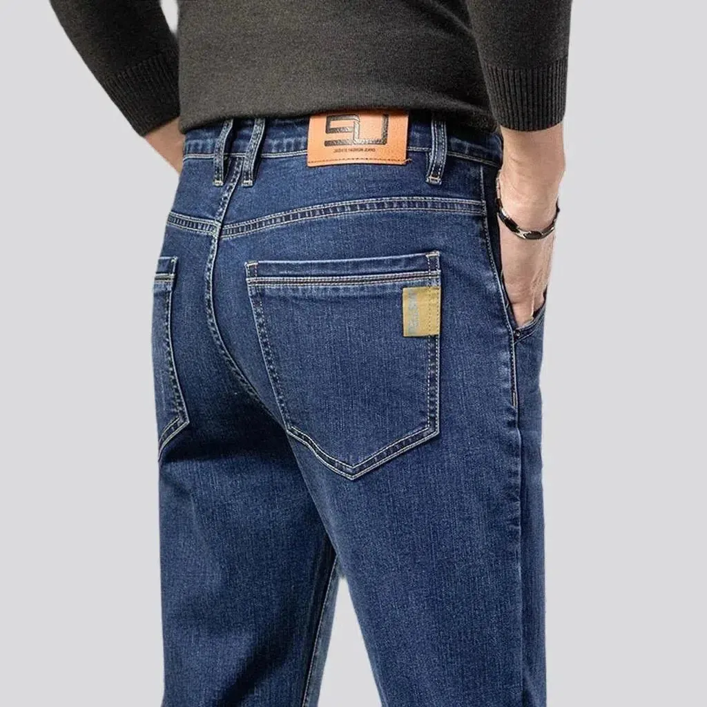 High-waist men's vintage jeans