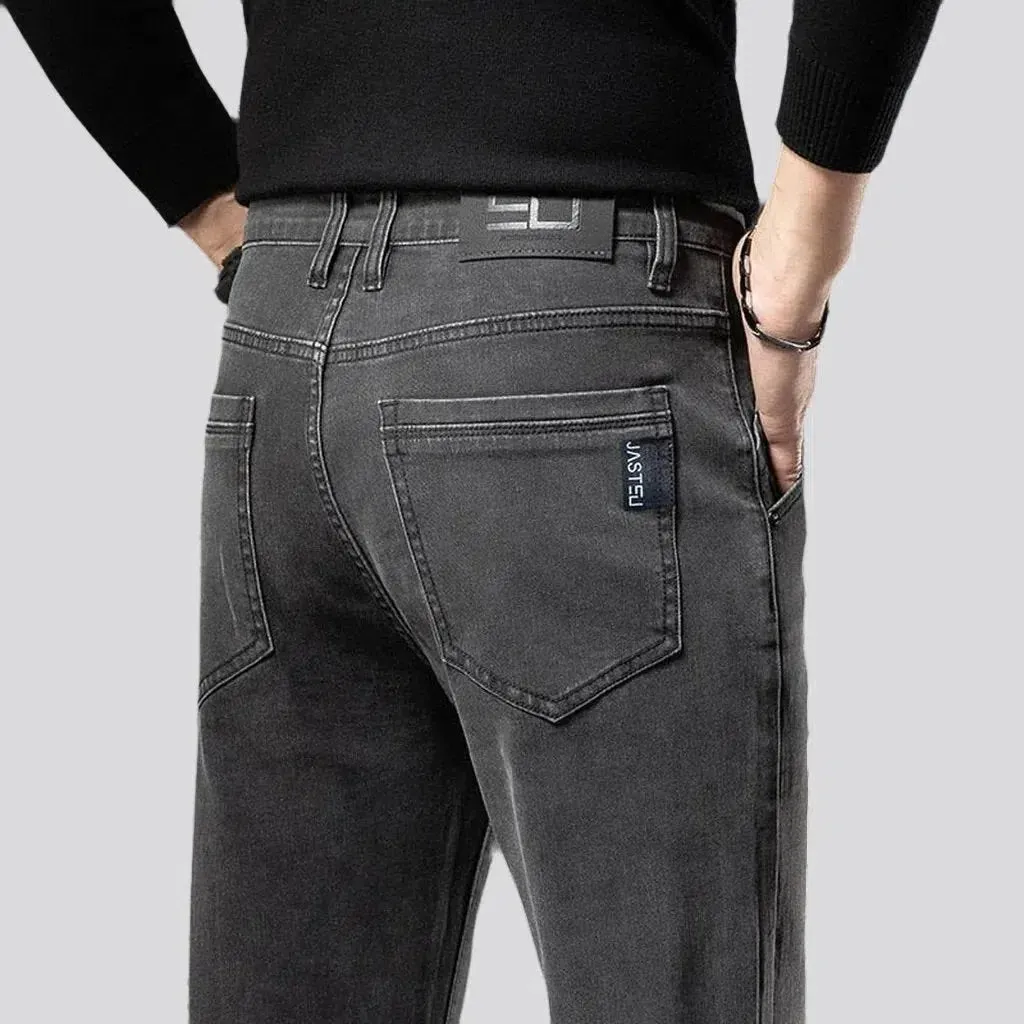 High-waist men's vintage jeans