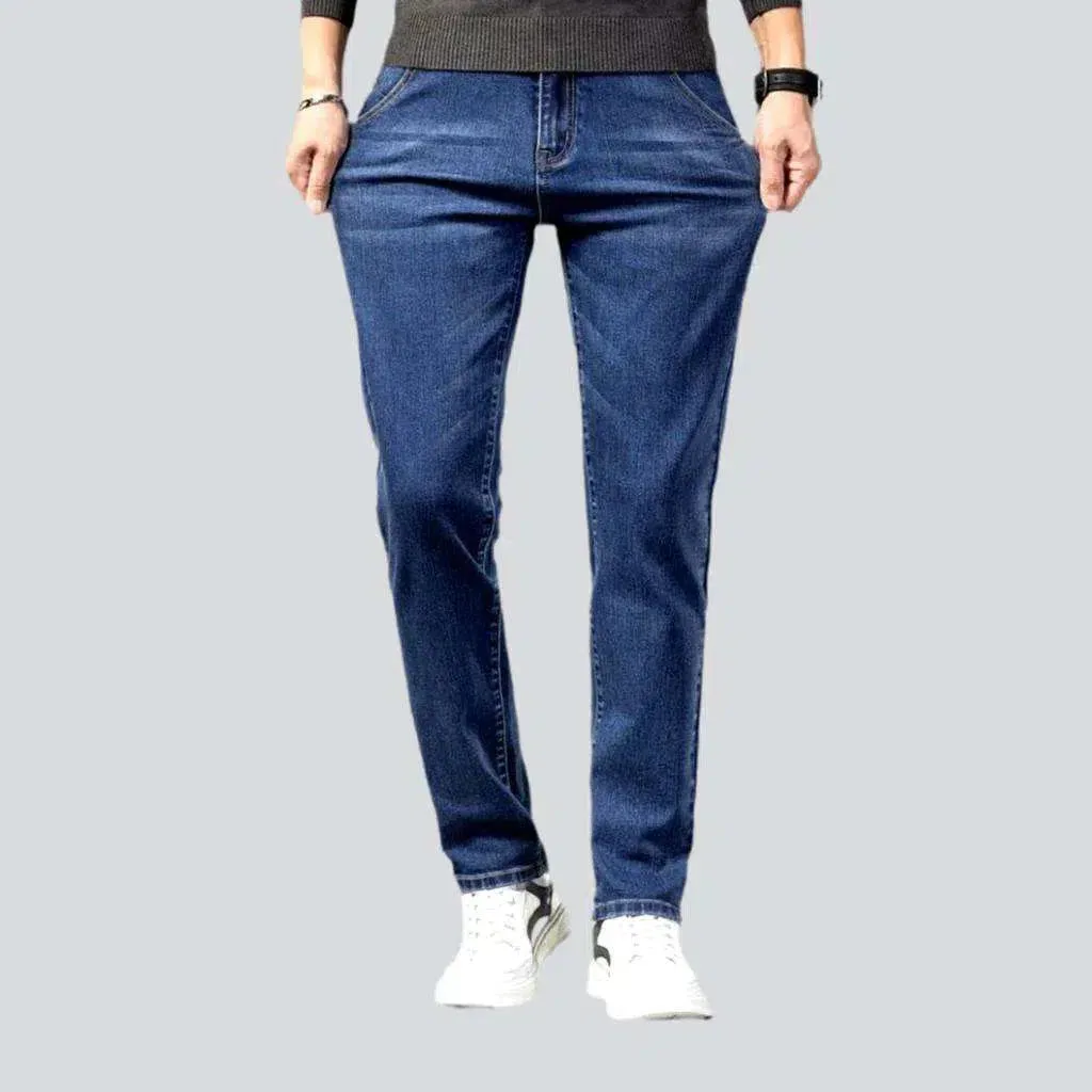 High-waist men's vintage jeans