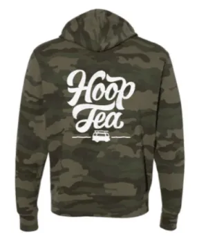 Hoop Tea Logo (Camo) / Zip Hoodie