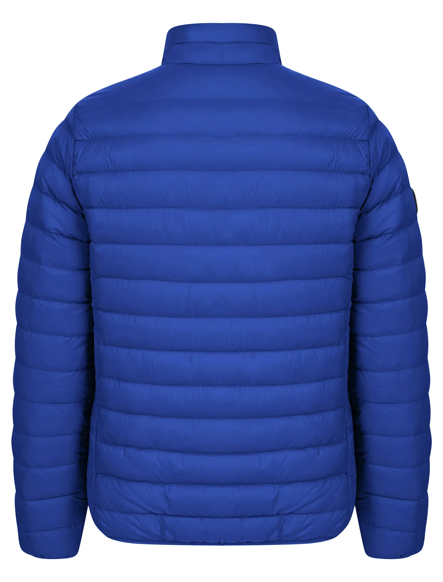 Ica Funnel Neck Quilted Puffer Jacket with Fleece Lined Collar in Sodalite Blue - Tokyo Laundry