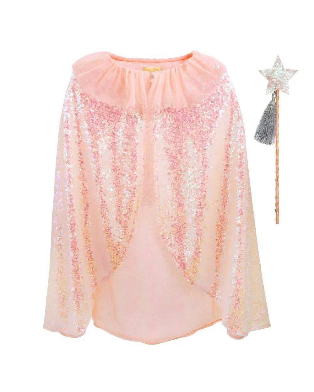 Iridescent Sequin Cape Dress Up