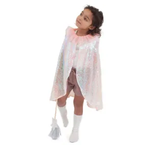 Iridescent Sequin Cape Dress Up