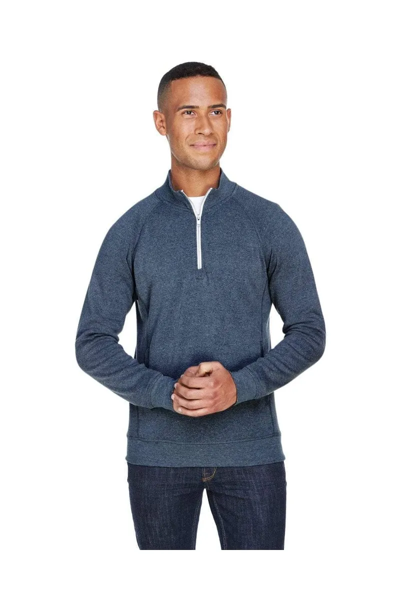 J America JA8869: Adult Triblend Fleece Quarter-Zip