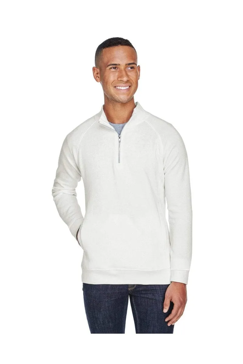 J America JA8869: Adult Triblend Fleece Quarter-Zip