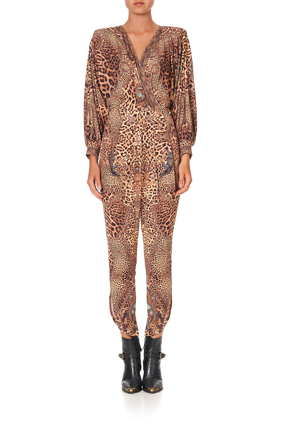 JERSEY TWIST FRONT JUMPSUIT LADY LODGE