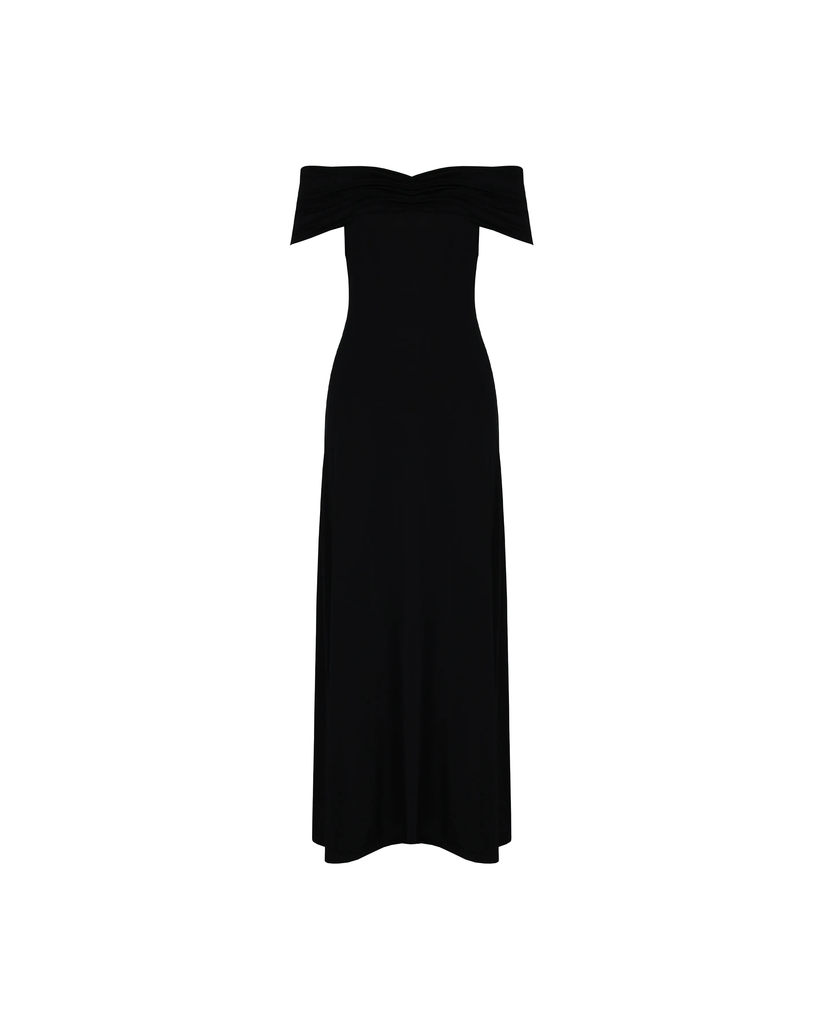 JIL OFF-SHOULDER DRESS BLACK