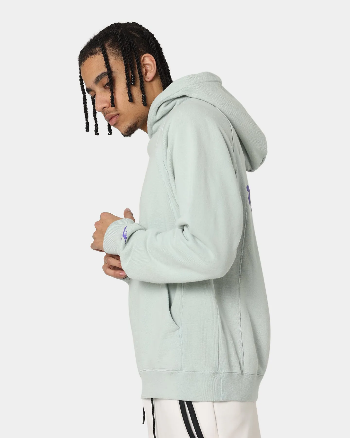 Jordan Flight Heritage French Terry Pullover Hoodie Seafoam