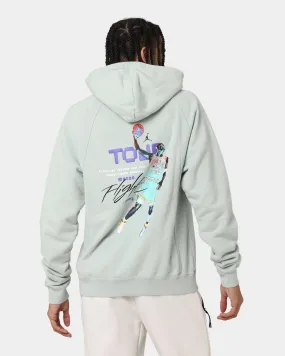 Jordan Flight Heritage French Terry Pullover Hoodie Seafoam