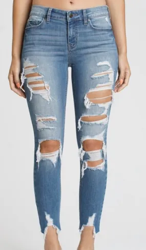 Josie Mid rise skinny crop