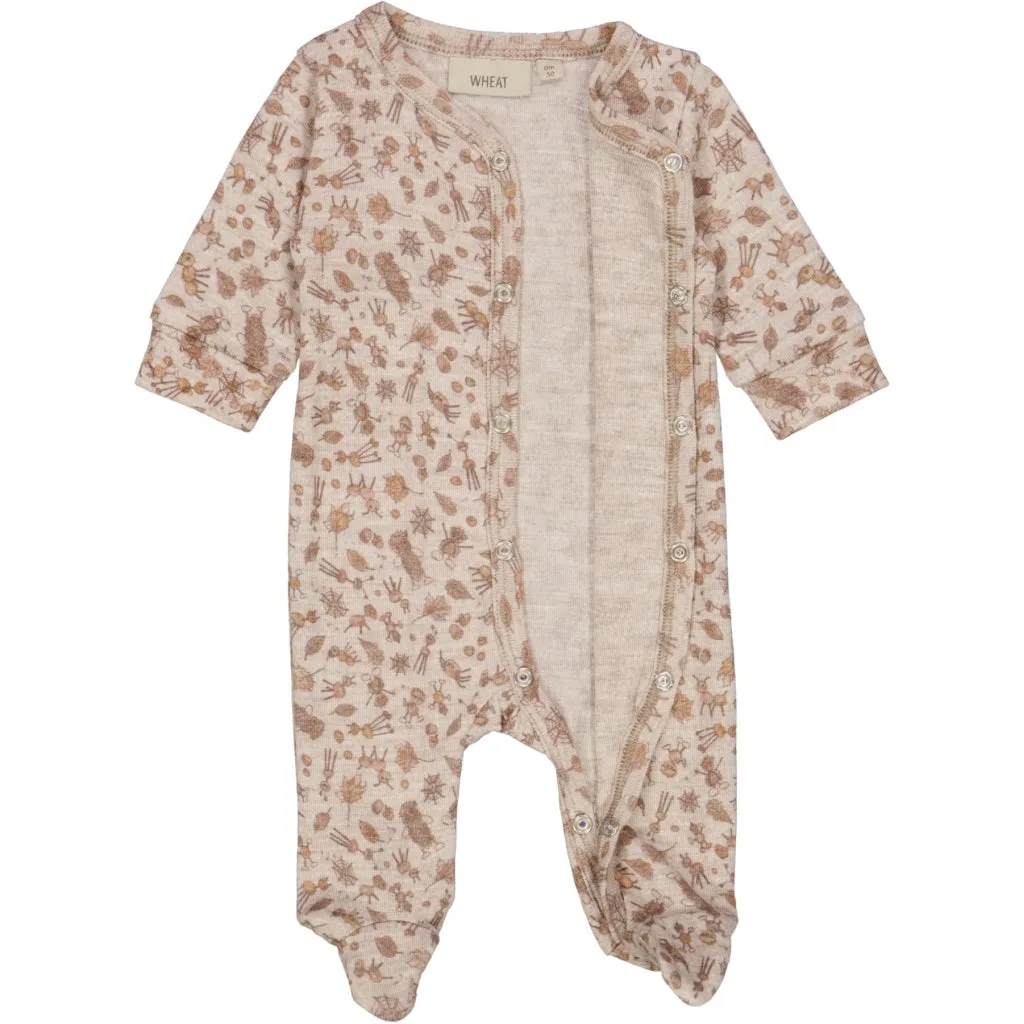 Jumpsuit Ellie Wool - beige chestnut