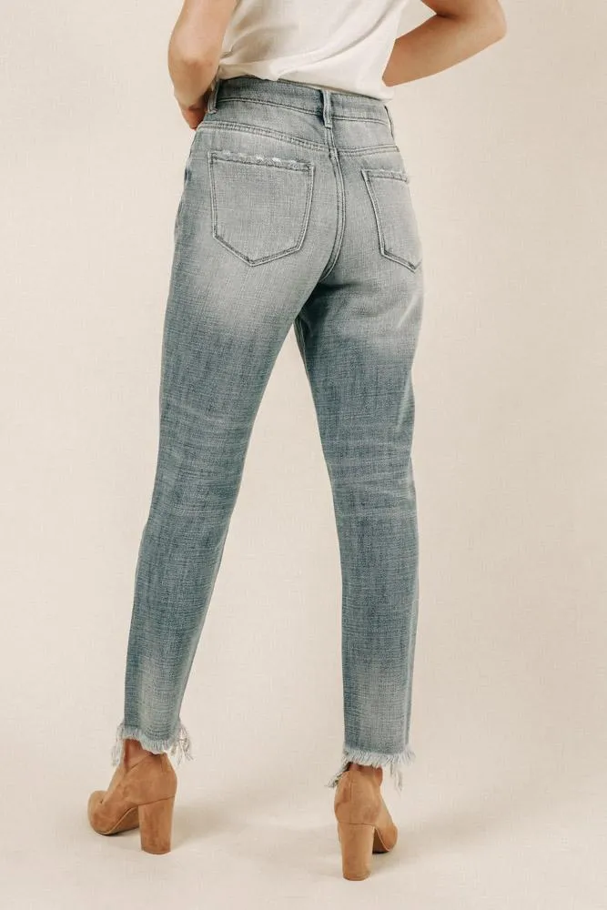 Kancan Distressed Mom Jeans