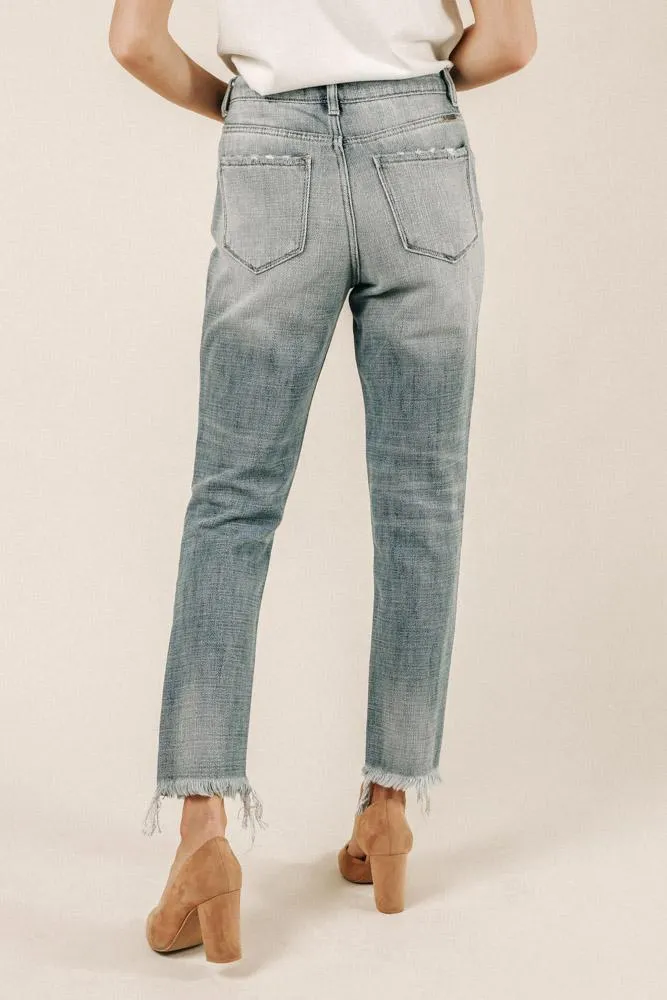 Kancan Distressed Mom Jeans