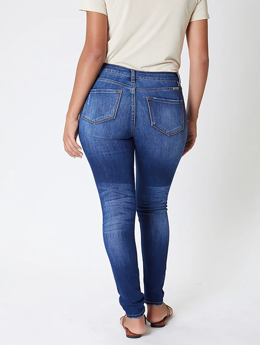 Kassidy High-Rise Button Fly Jean by KanCan