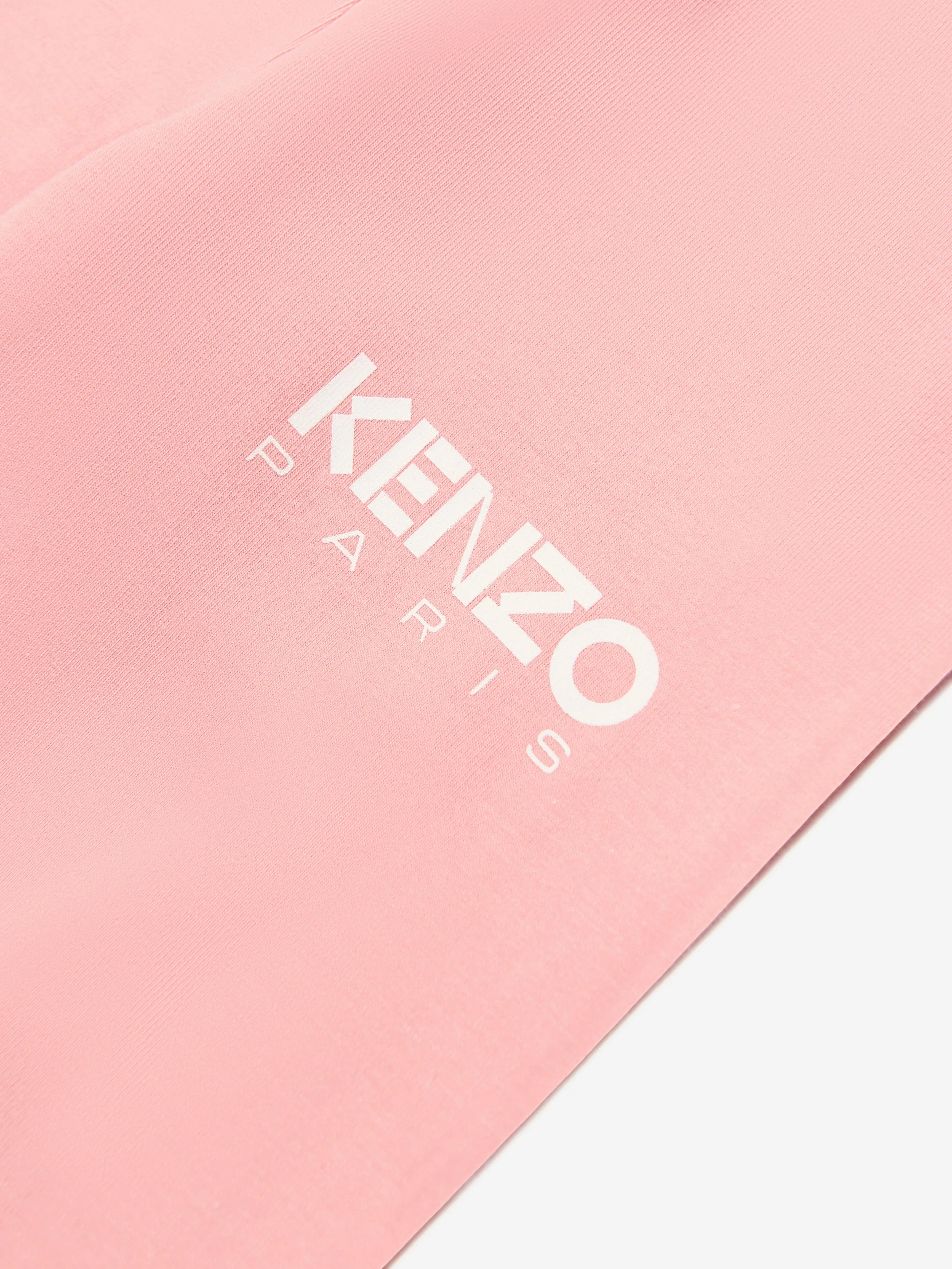 KENZO Girls Logo Print Leggings in Pink