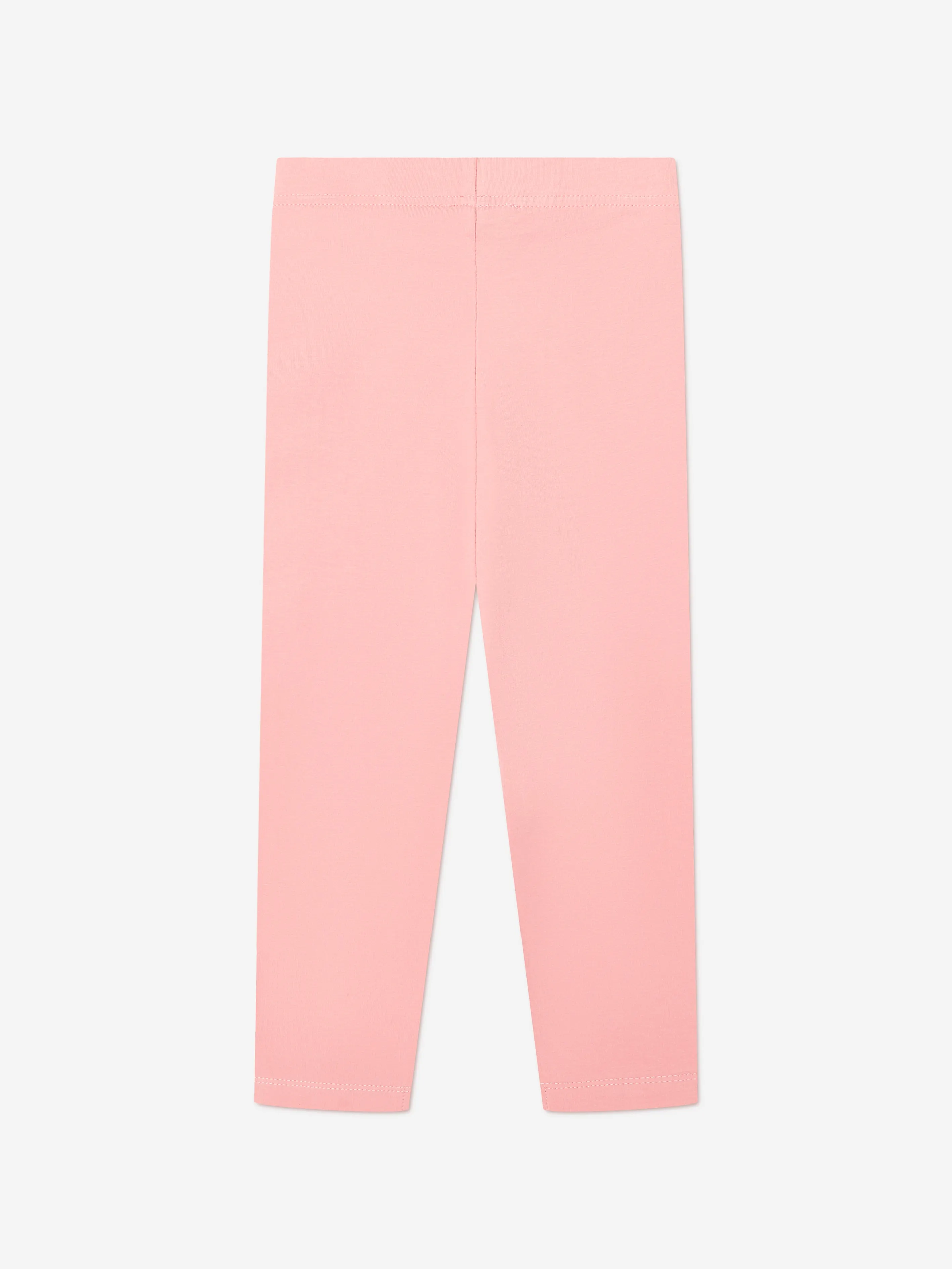 KENZO Girls Logo Print Leggings in Pink