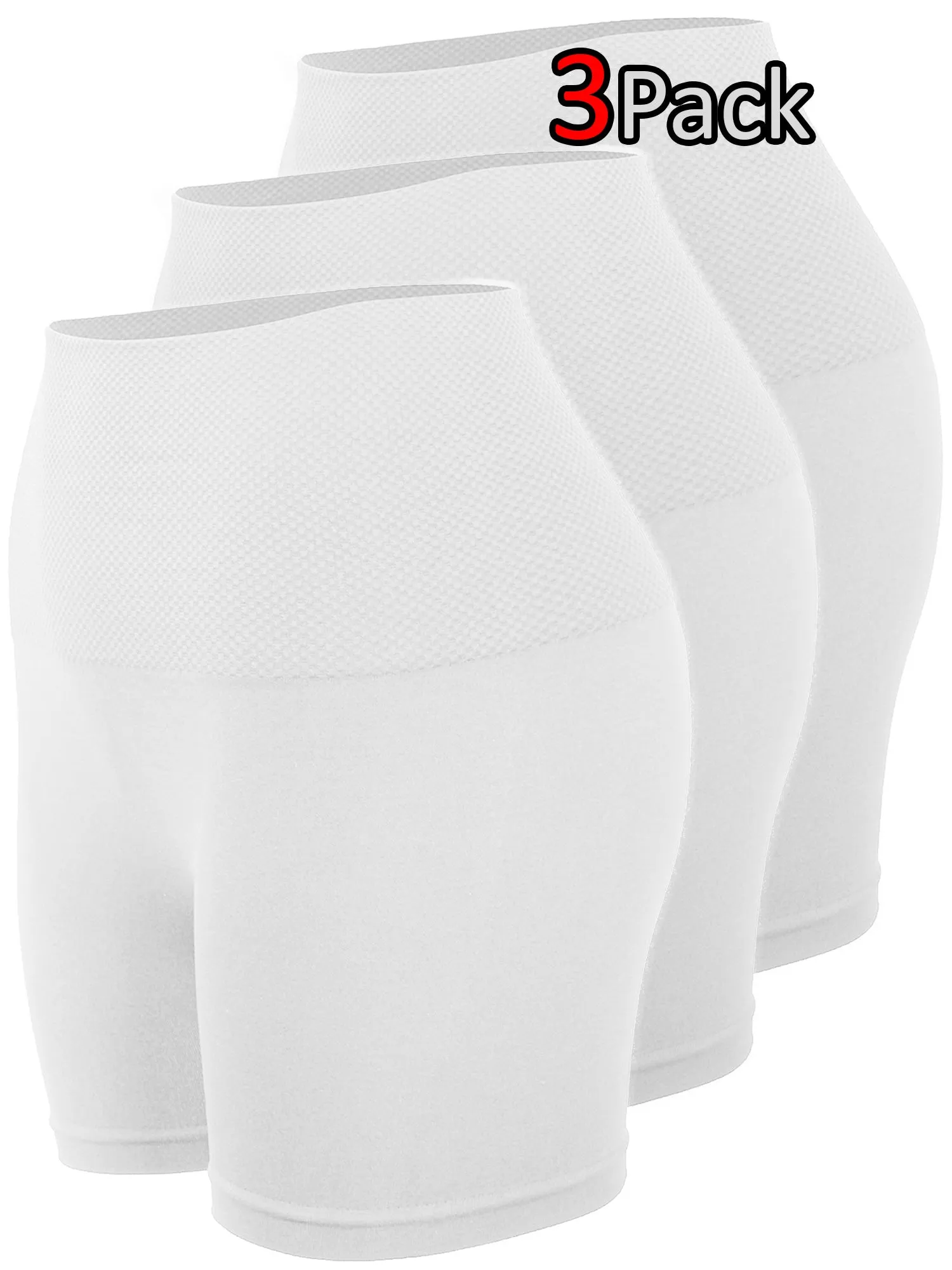 KOGMO Women's Tummy Control Fitness Workout Running Bike Yoga Shorts Leggings (3 Pack)