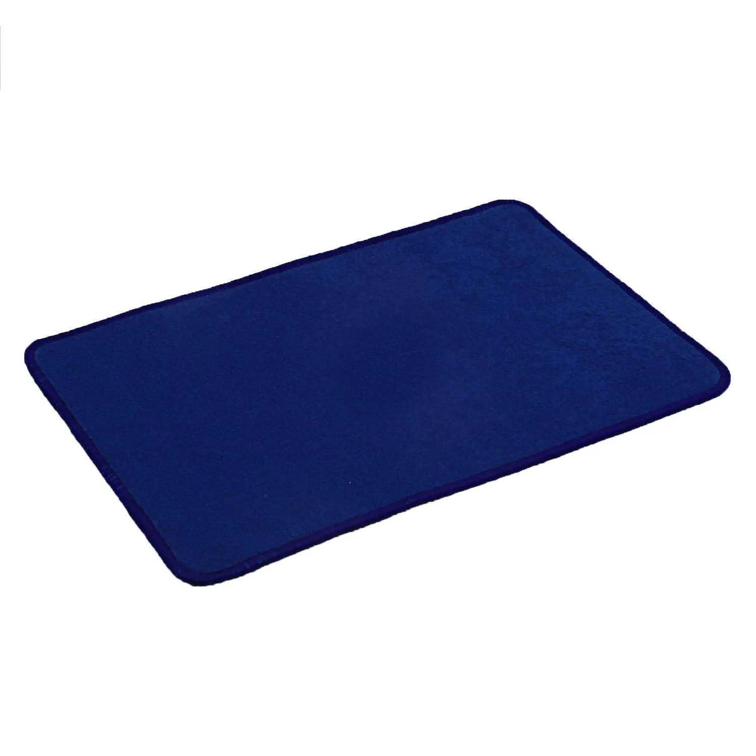 Kuber Industries Microfiber Anti Slip Bath Mat 22"x14", Sky Blue - CTKTC22012