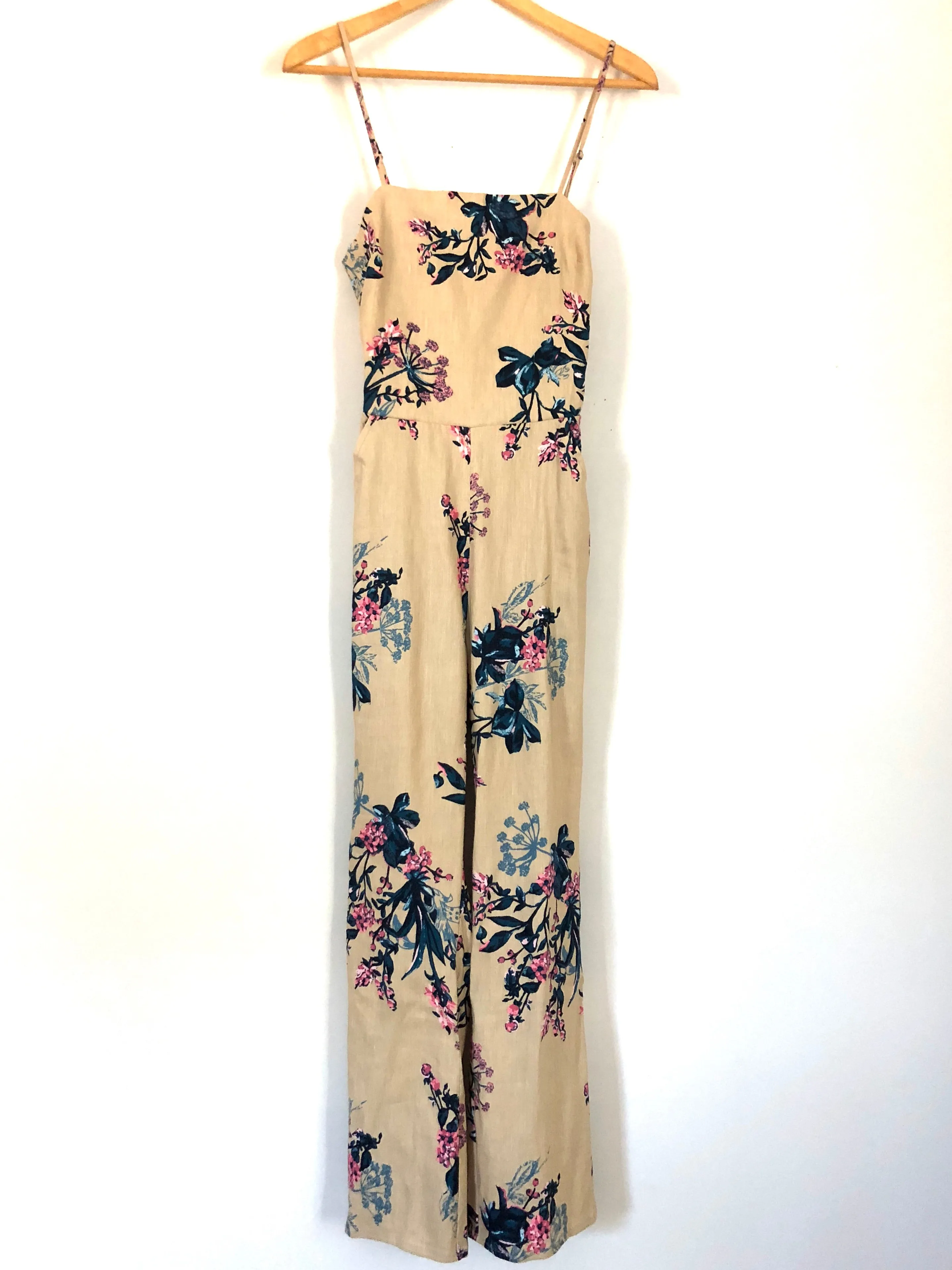 Leith Floral Jumpsuit with Pockets- Size XS