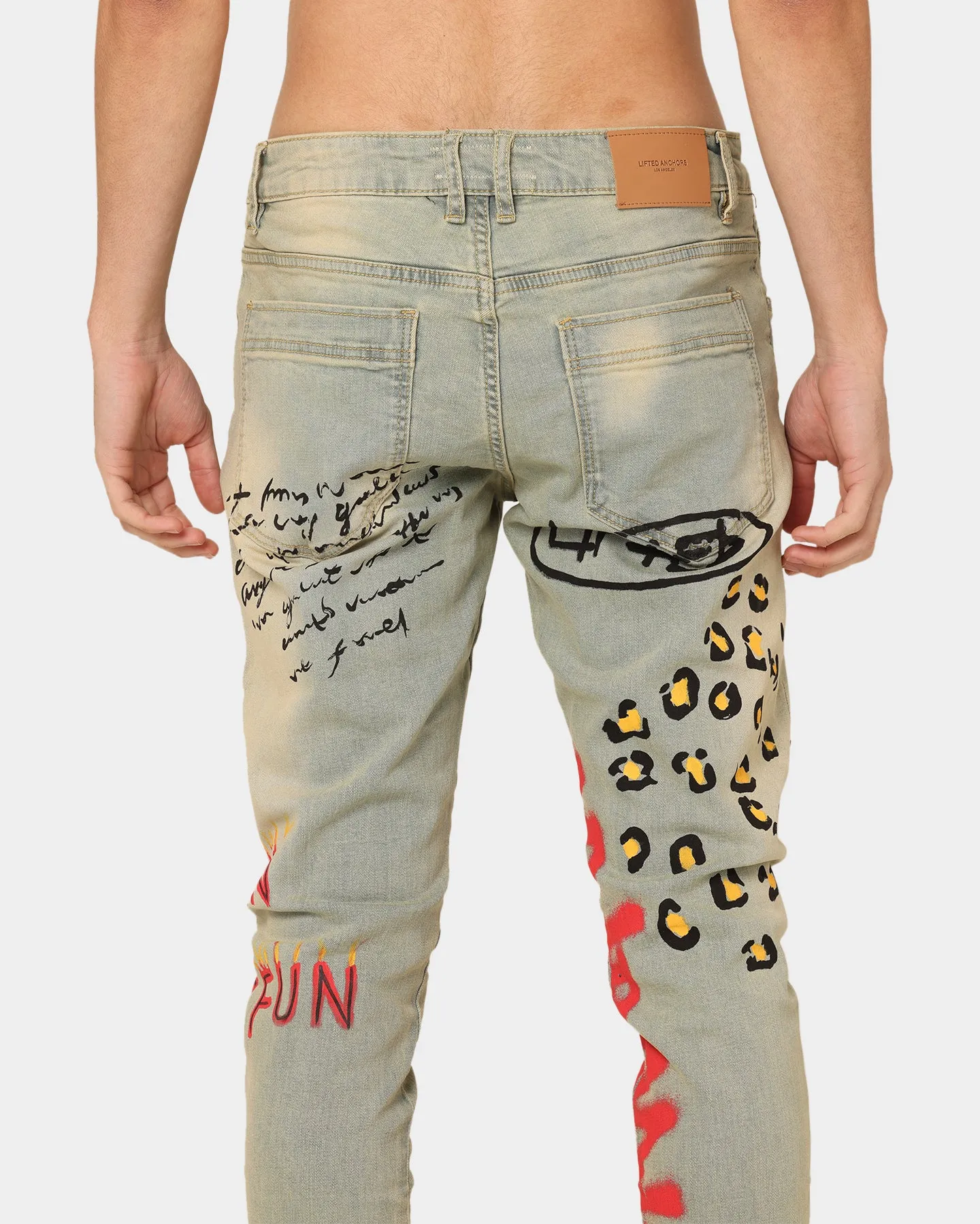 Lifted Anchors Detention Denim Jeans Blue