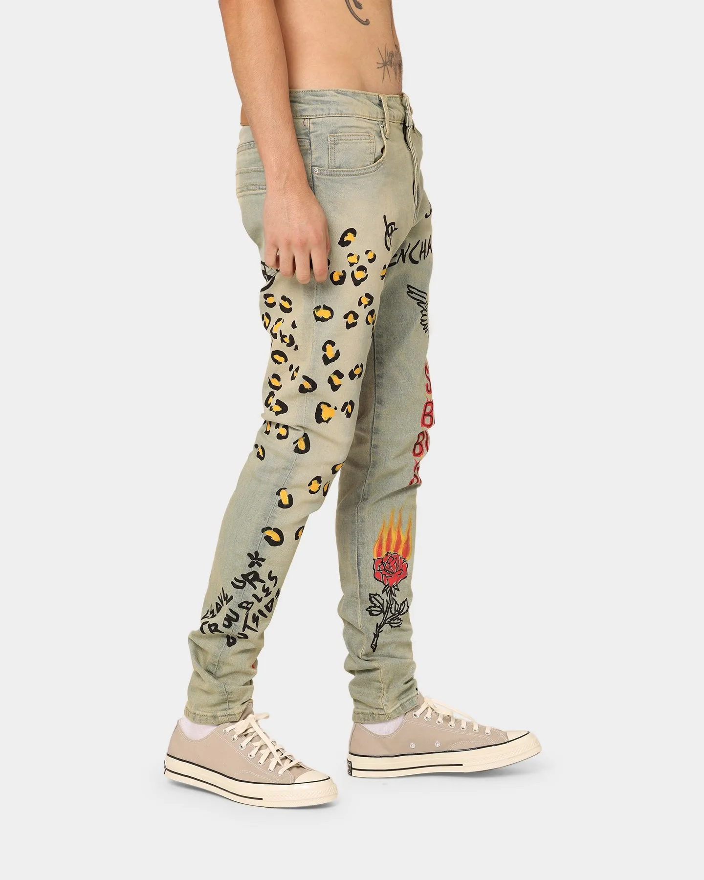 Lifted Anchors Detention Denim Jeans Blue