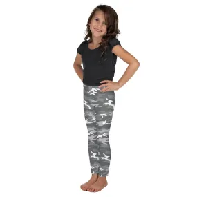 Light Grey Camo Kid's Leggings