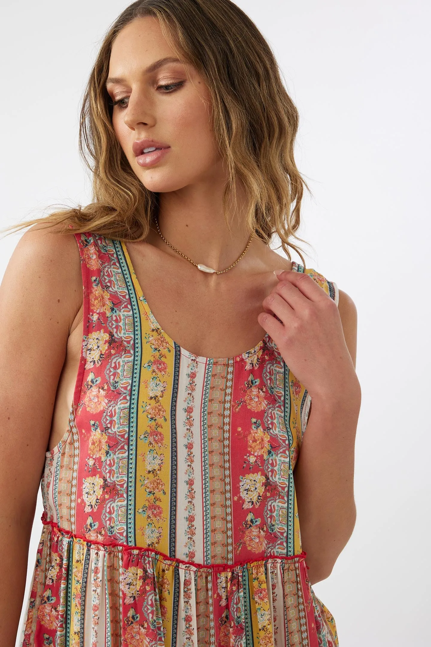 LINNET PRINTED COVER-UP