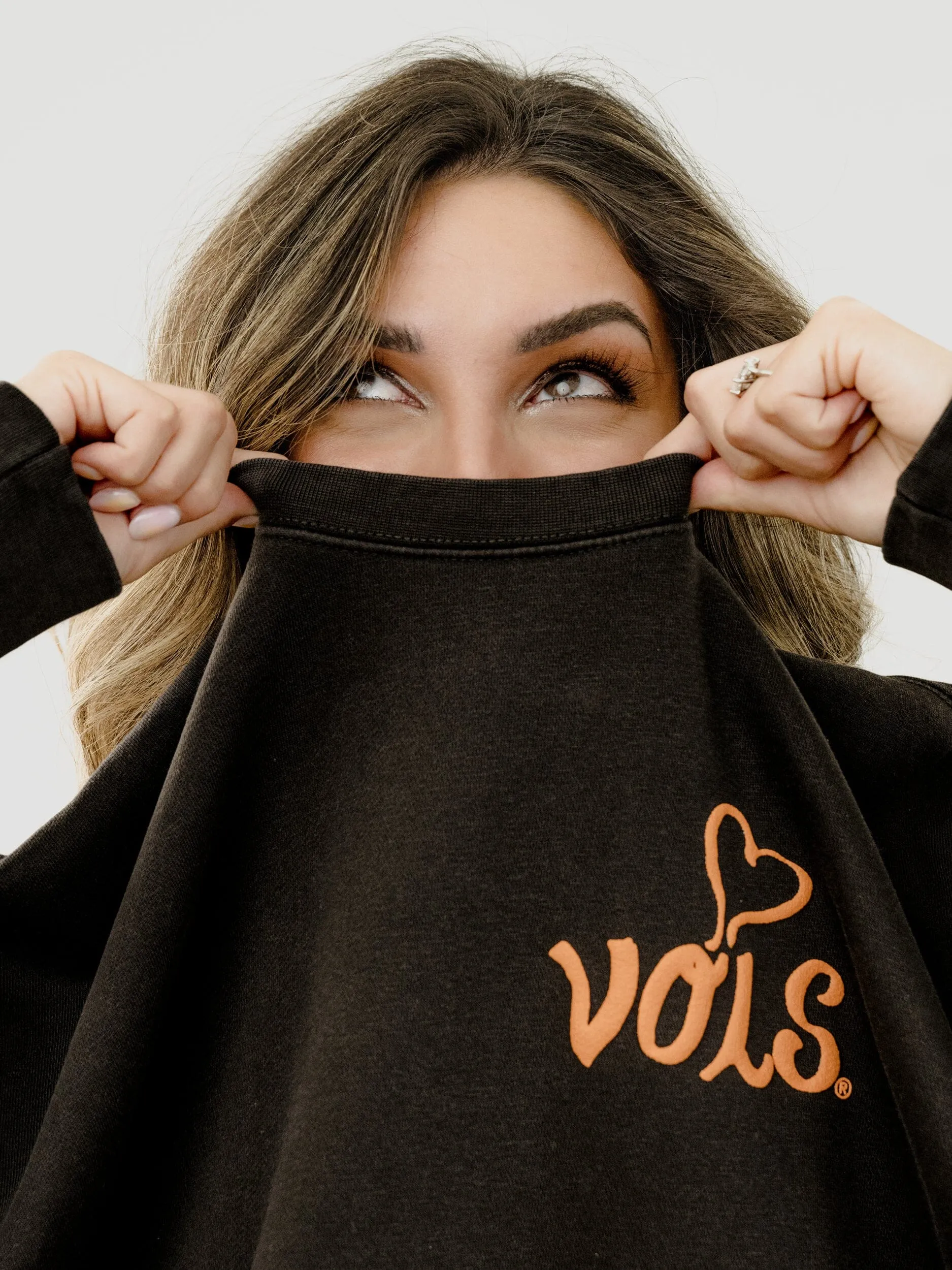 LivyLu Vols Lyric Puff Ink Sweatshirt