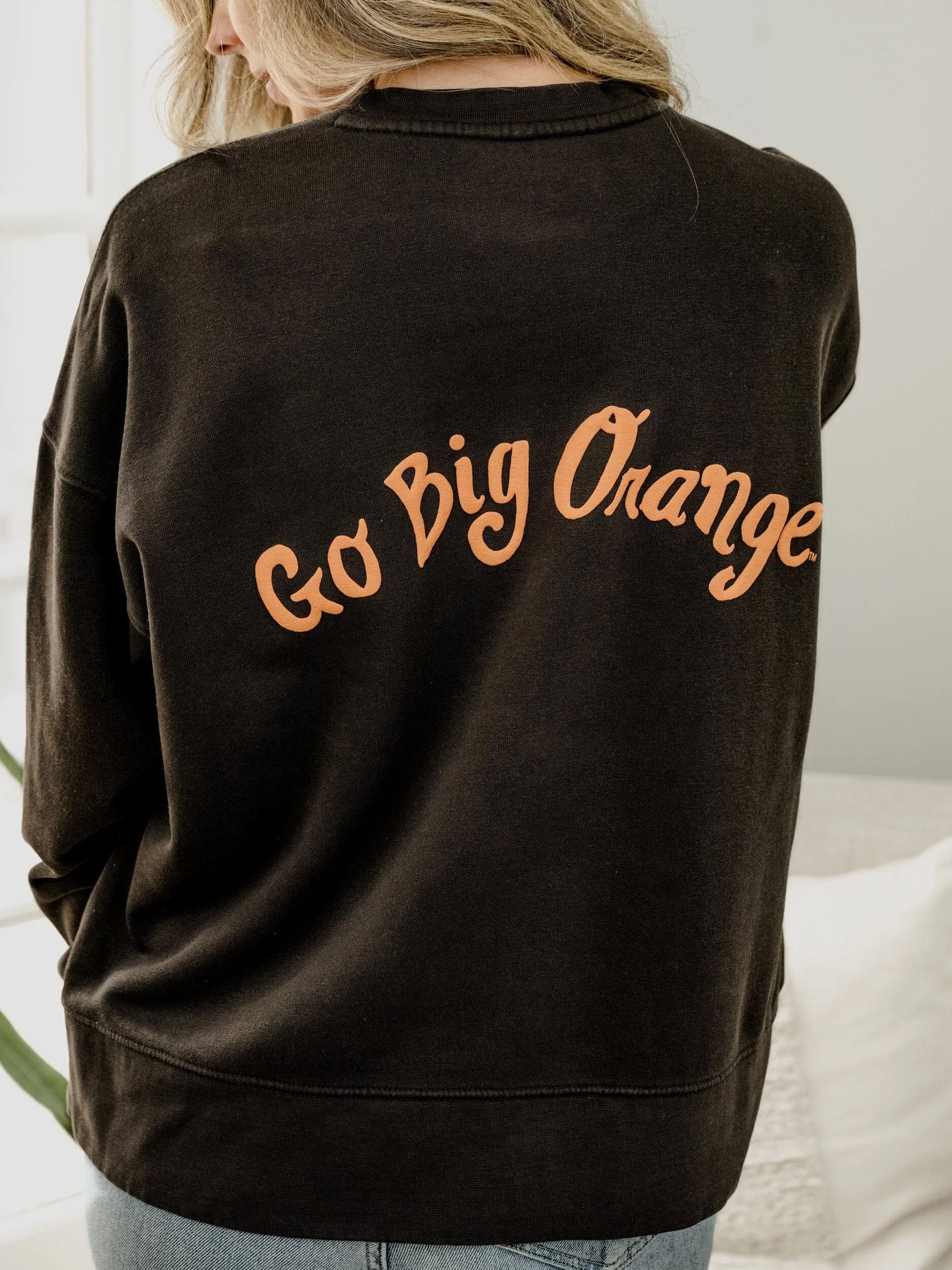 LivyLu Vols Lyric Puff Ink Sweatshirt