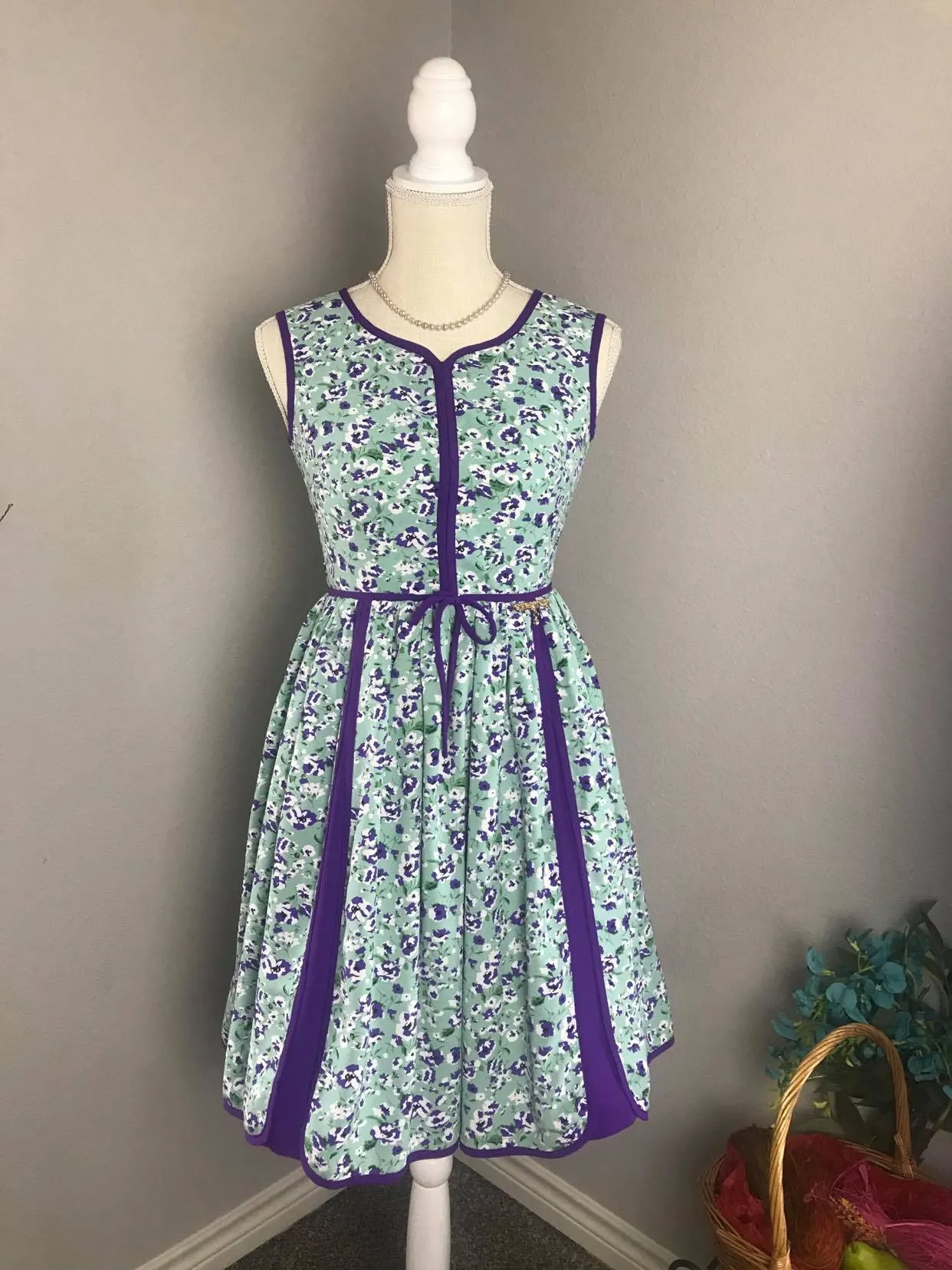 Lobell Dress in Bloom flower silk