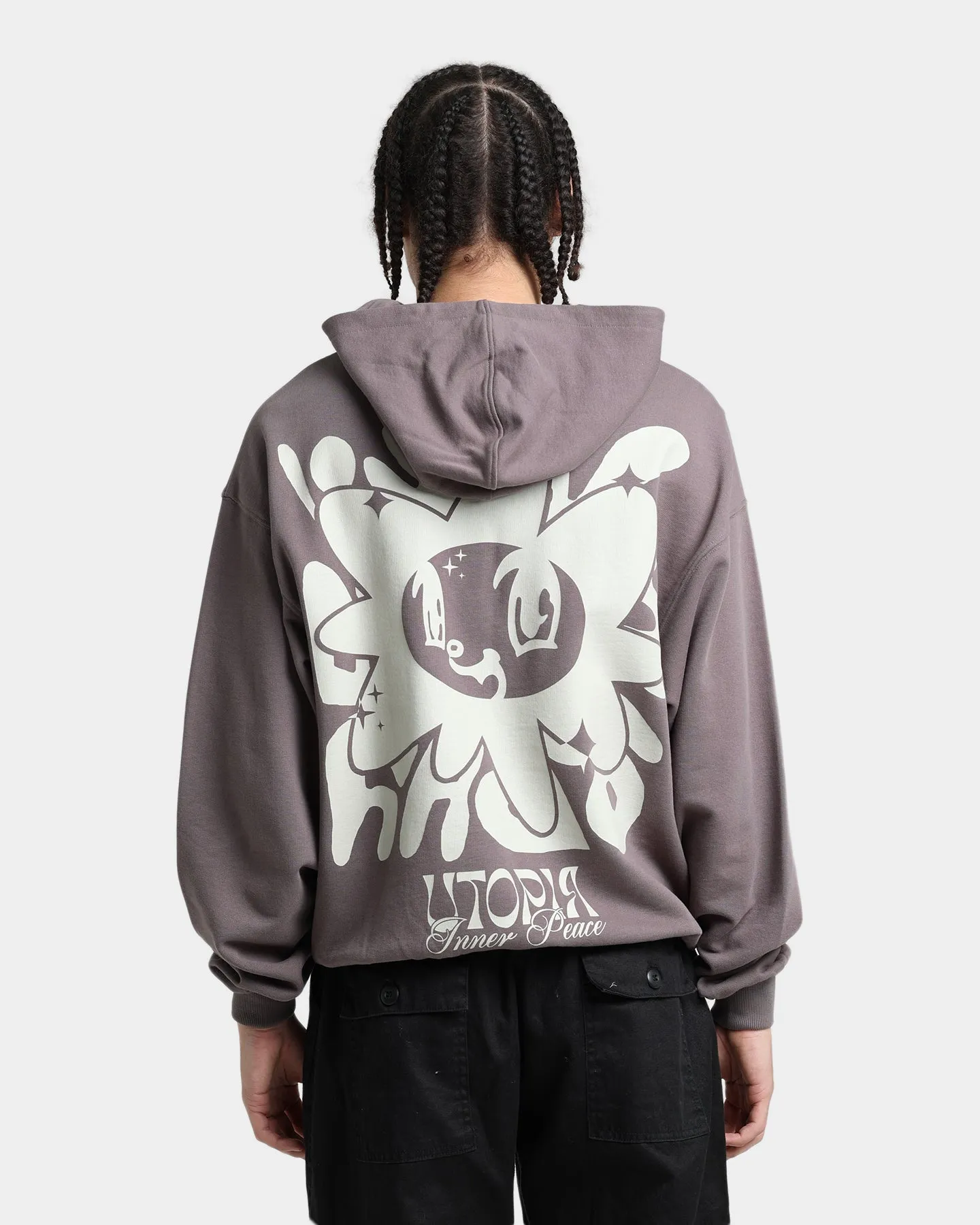 Loiter Inner Peace Hoodie Charcoal