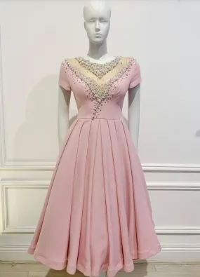 Lolita Dress in Solid Pink