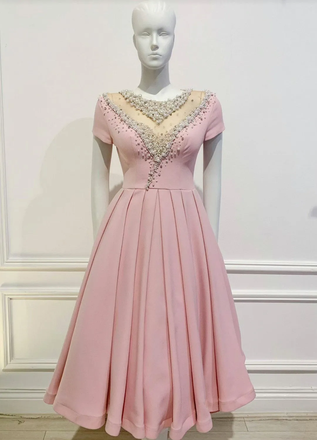 Lolita Dress in Solid Pink