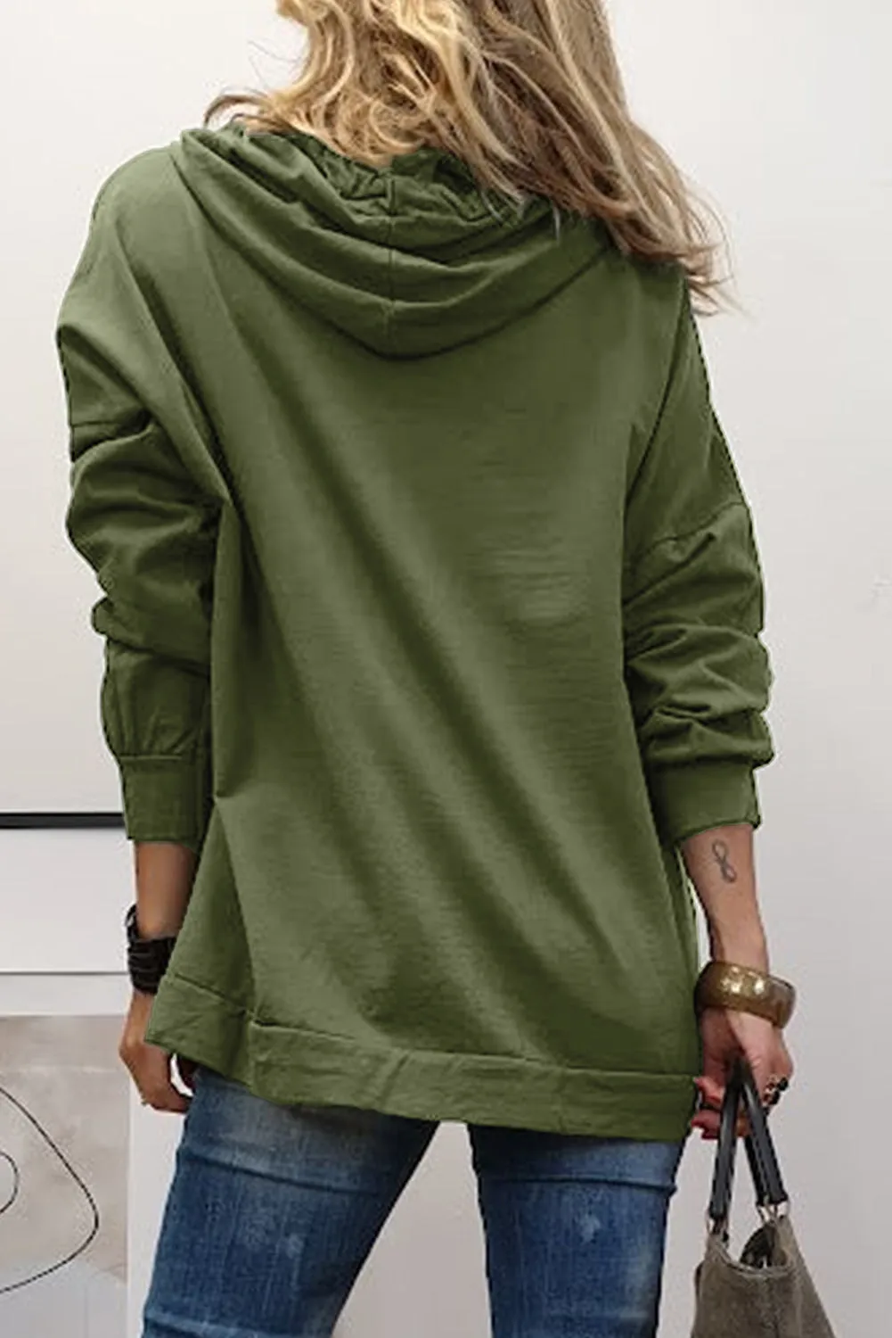 LOVE Dropped Shoulder Hoodie