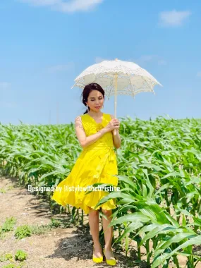 Lucy Dress in Yellow