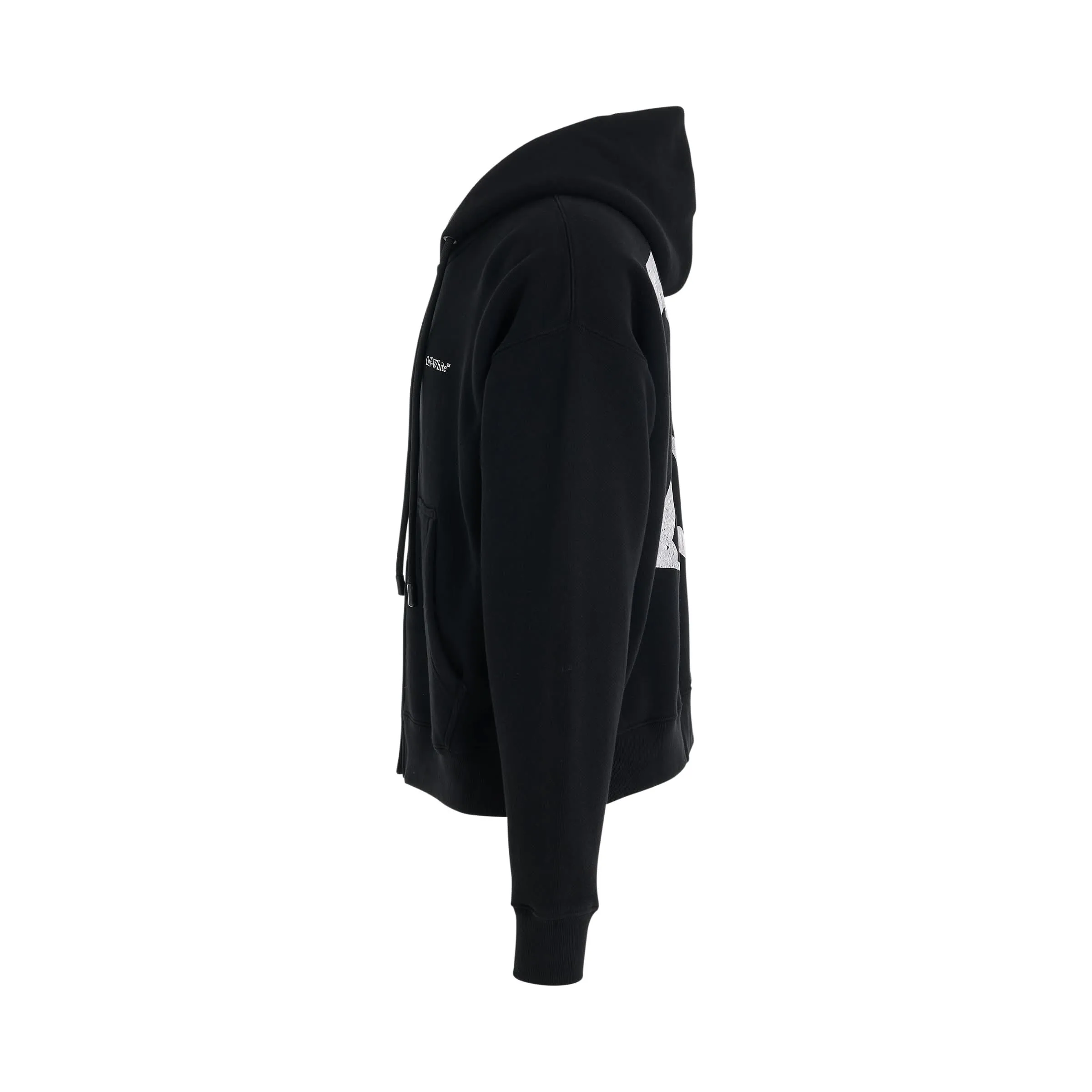 Lunar Arrow Skate Fit Zip Hoodie in Black