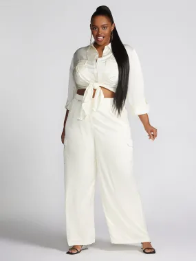 Machella Wide Leg Cargo Pants