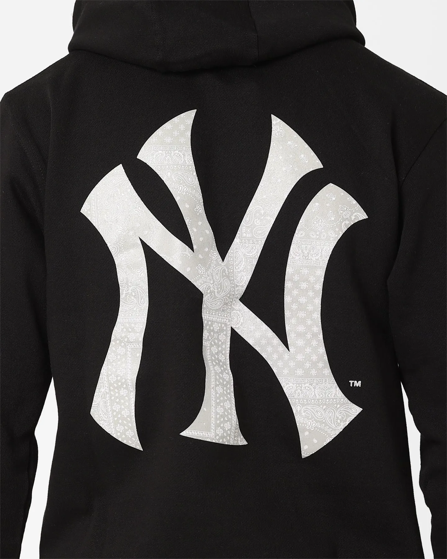 Majestic Athletic New York Yankees Bandana Paisley Duke Hoodie Black