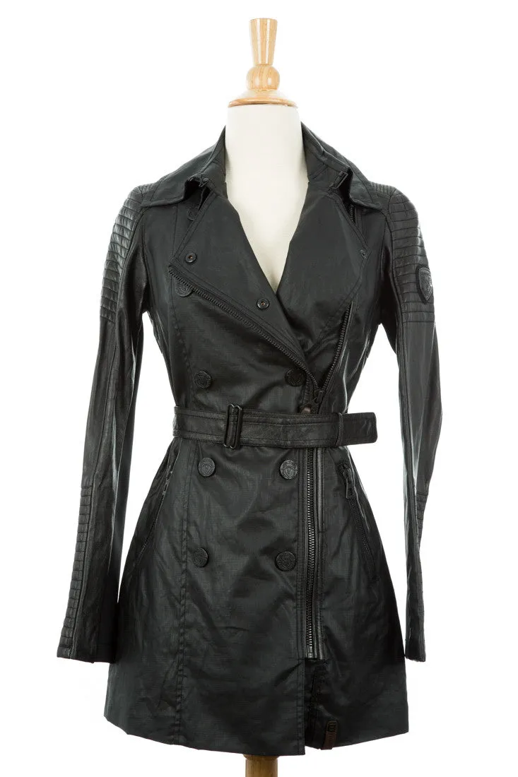 Marjorie Asymmetrical Trench Coat