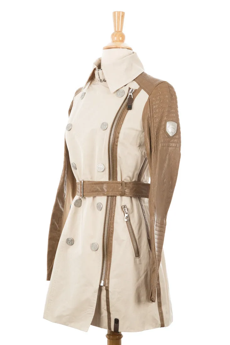 Marjorie Asymmetrical Trench Coat