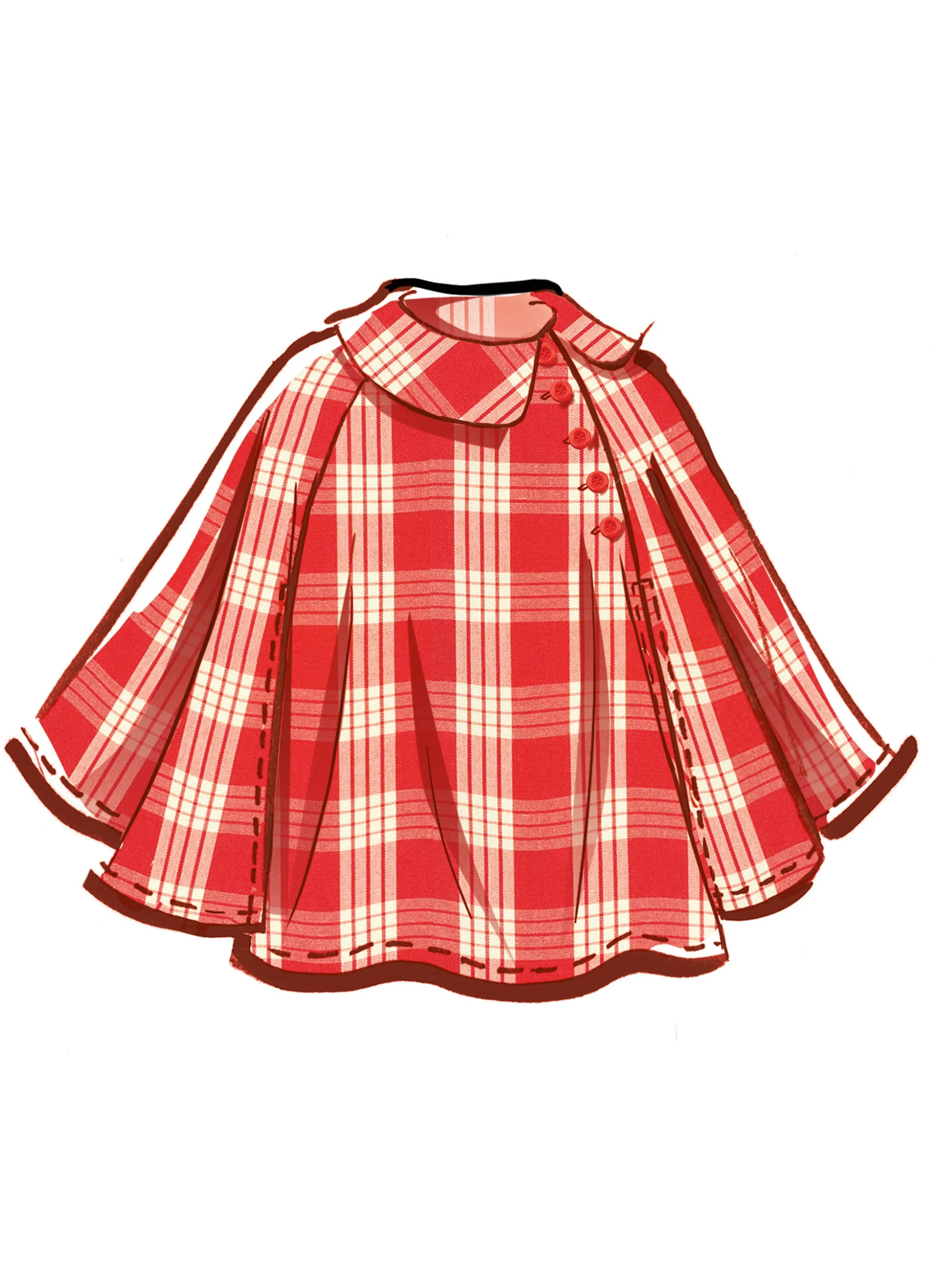 McCall's sewing pattern 8538 Girls' Capes